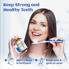 Cotton swab with diluted clove oil for oral care
