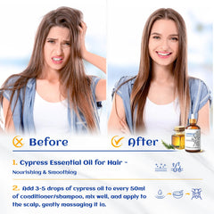 HIQILI Cypress essential oil 10ml travel bottle