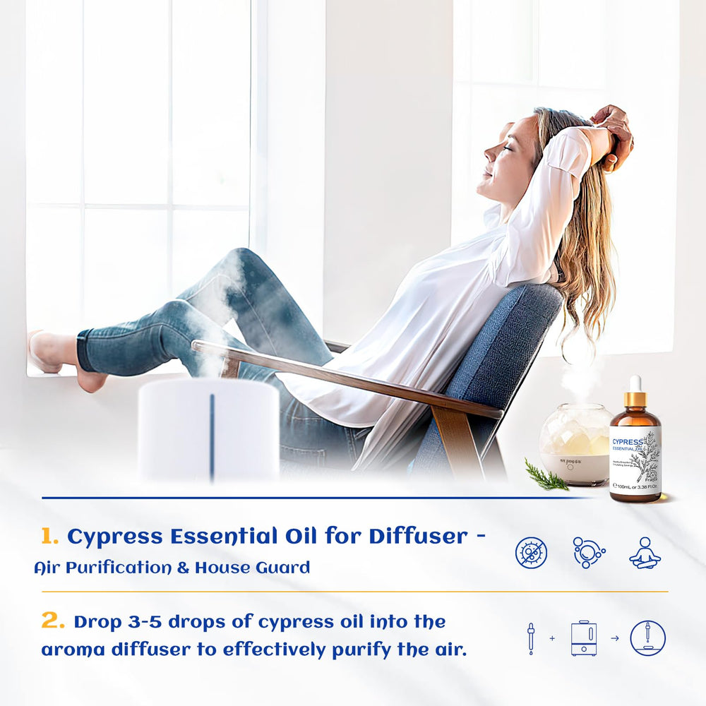 Cypress essential oil for skincare routine
