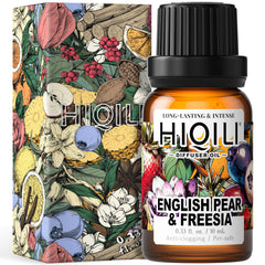 HIQILI English Pear & Freesia Diffuser Oil bottle with 0.34 fl oz