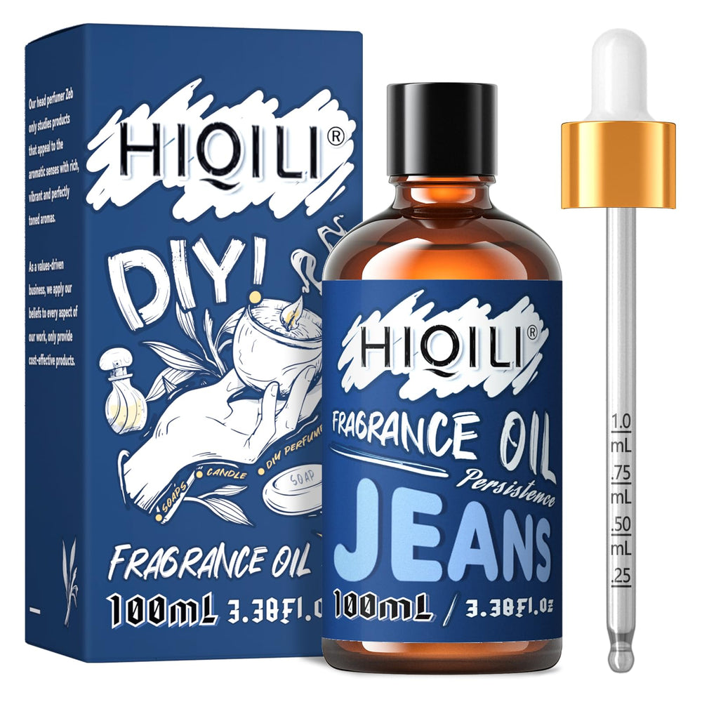 HIQILI Jeans Fragrance Oil bottle with dropper