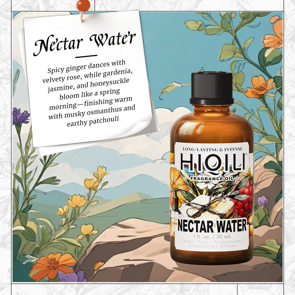 Close-up of Nectar Water Fragrance Oil dropper