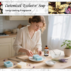 Candle making with fragrance oil and soy wax