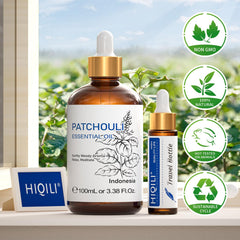 Calibrated dropper for patchouli oil dosing