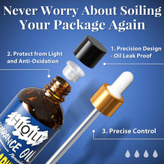 Pumpkinpie fragrance oil bottle with dropper and label detail