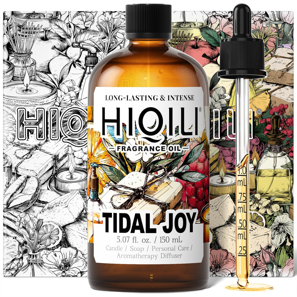 Bottle of HIQILI Tidal Joy Fragrance Oil with label