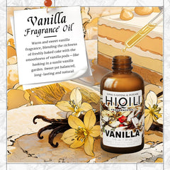 Vanilla fragrance oil for body spray and perfume making