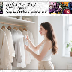 Fragrance oil bottle shown with diffuser and candles for crafts