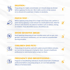 Purity testing: GC/MS COA IFRA for Ylang-Ylang essential oil