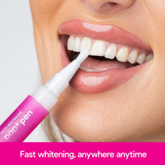 On-the-go whitening pen with cap