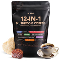HiWell 12-in-1 Mushroom Coffee front view