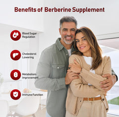 HiWell Berberine product label highlighting 4-in-1 formula