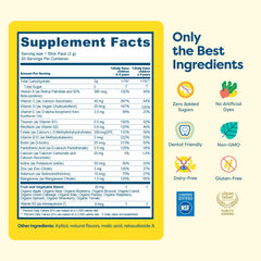 Open Hiya Kids Multivitamin sticks on table
