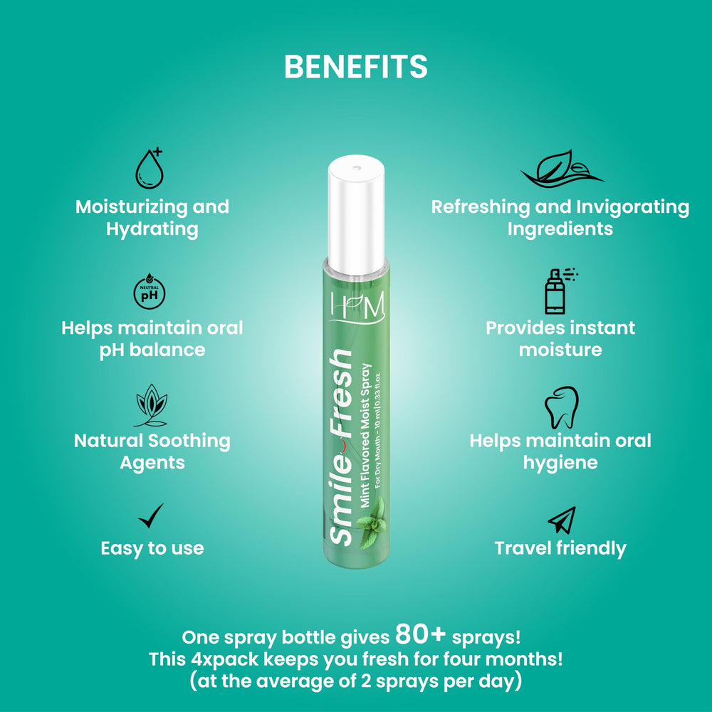 HM Dry Mouth Flavoured Spray Lime flavor bottle