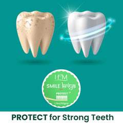 Toothbrush with toothpaste applying toothpowder for whitening