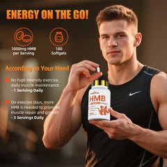 Bottle of 180 HMB D3 capsules