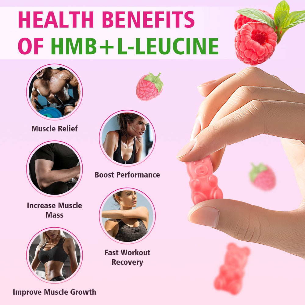 Close-up of label showing 3000mg HMB + Leucine per serving