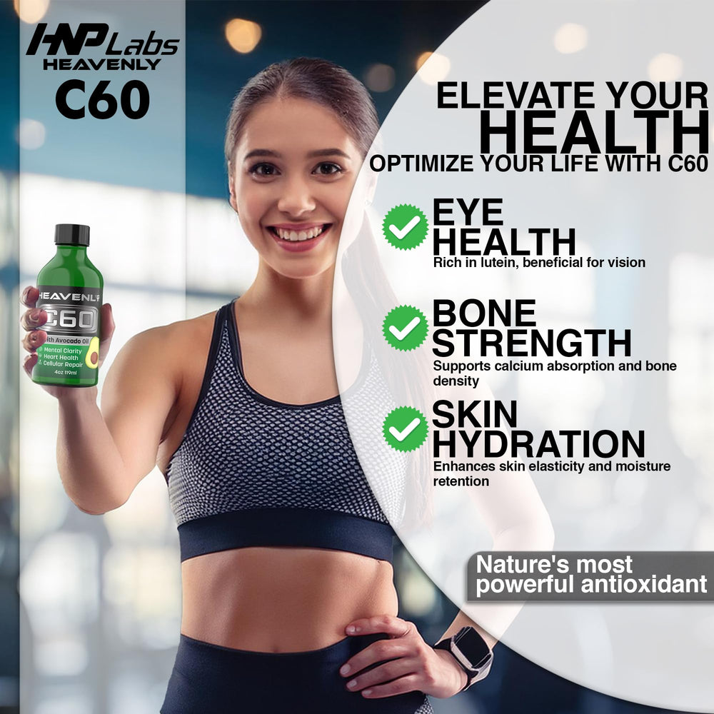 USA made badge on HNP Labs C60 Avocado Oil
