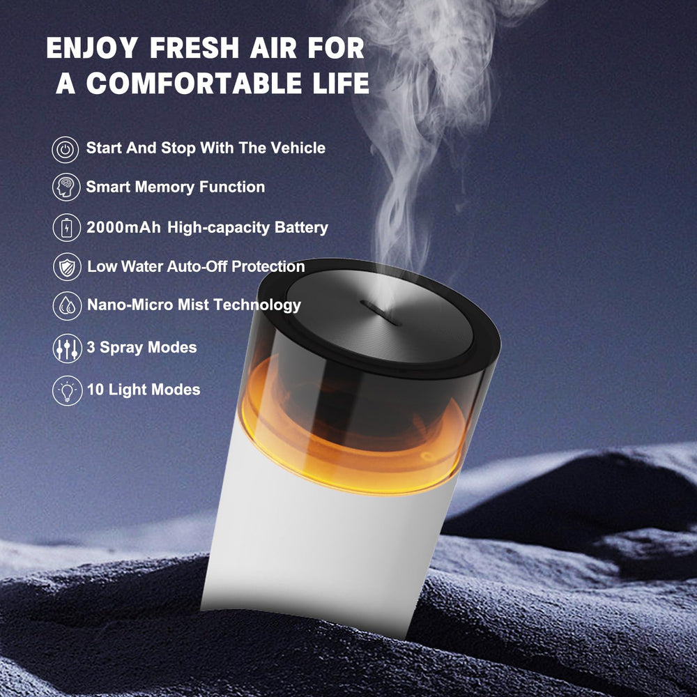 Diffuser used as a desktop humidifier in an office