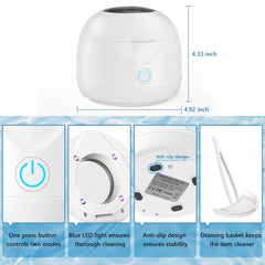 Travel-friendly design fits in bag or suitcase