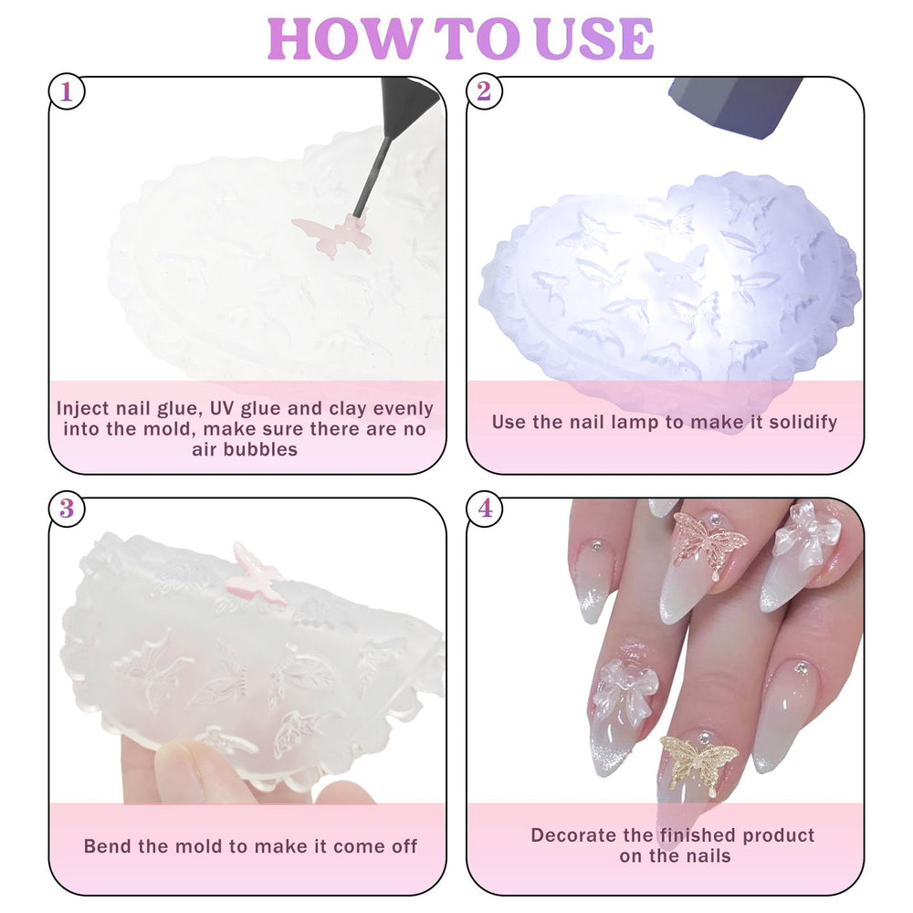 HOIEPJAP clay-friendly mold doubles as earring components for DIY accessories.