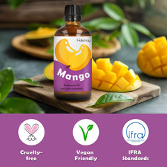 Homalay Mango fragrance oil diffuser-usage captures tropical ambience for living rooms and studios.