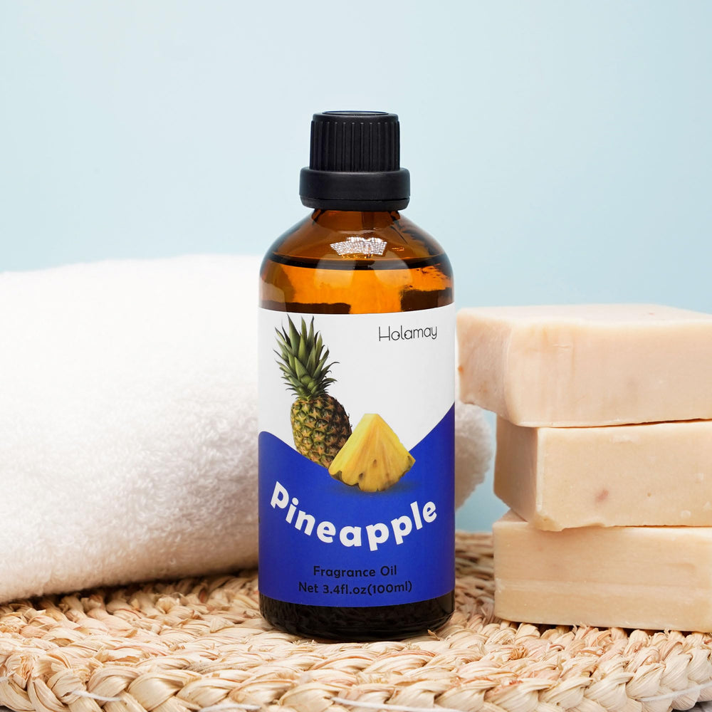 Holamay Pineapple Fragrance Oil gift-ready packaging suggesting ready-to-gift fragrance.
