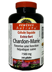 Close-up of Holista Milk Thistle softgels