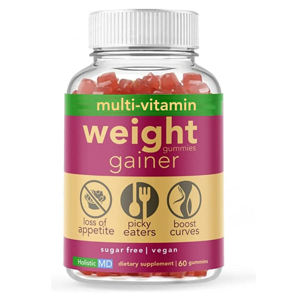 Holistic MD Gainer Gummies bottle on a white background