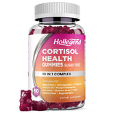 Hollegend Cortisol Gummies bottle with 60 vegan sugar-free gummies