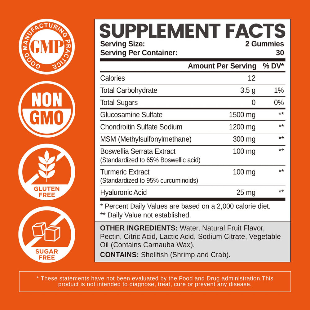 Label on bottle highlighting sugar-free and mango flavor