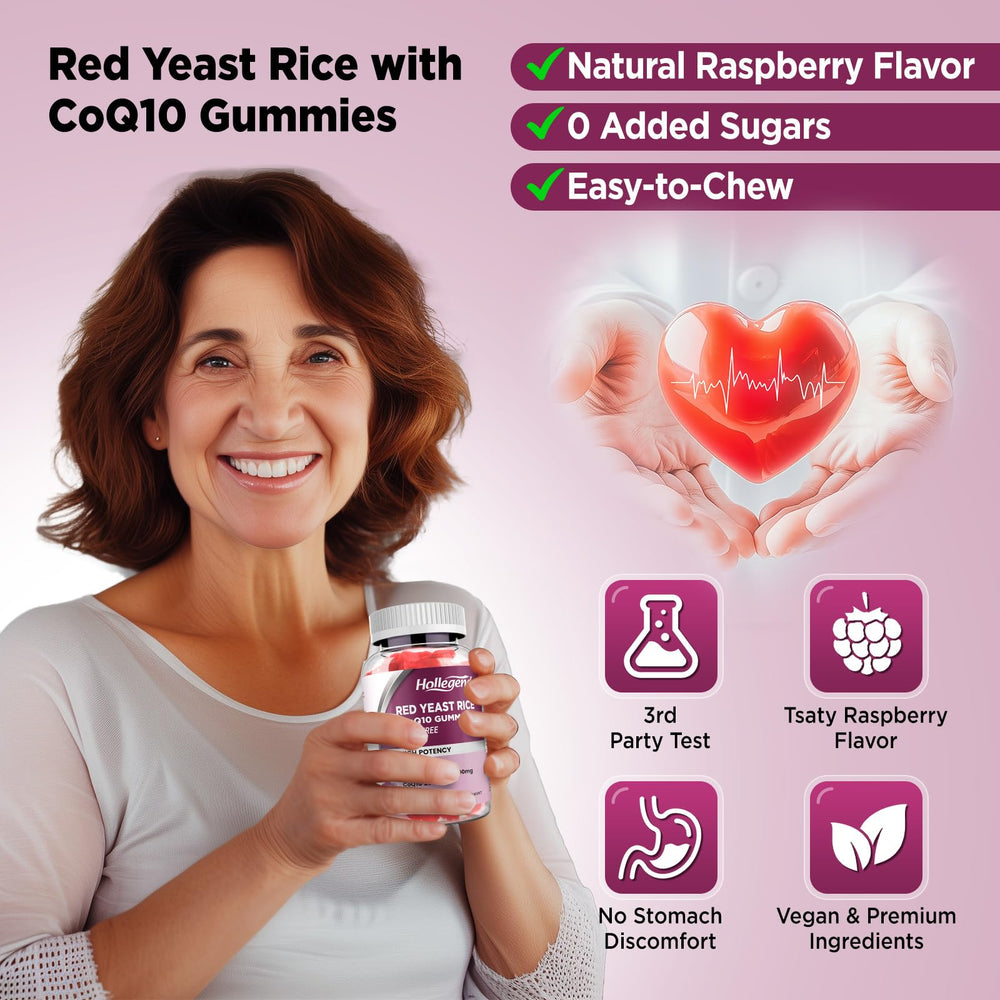 Serving suggestion showing 2 gummies per portion