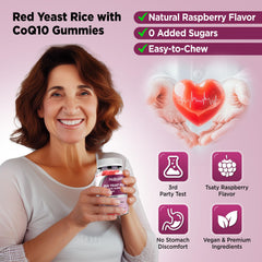Serving suggestion showing 2 gummies per portion