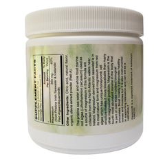 Packaging and side view illustrating the magnesium powder bottle