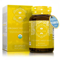 Holy Basil capsules bottle - 60 vegan pills