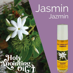 Holy Land jasmine oil infused with biblical herbs from Galilee, Bethlehem and Jerusalem