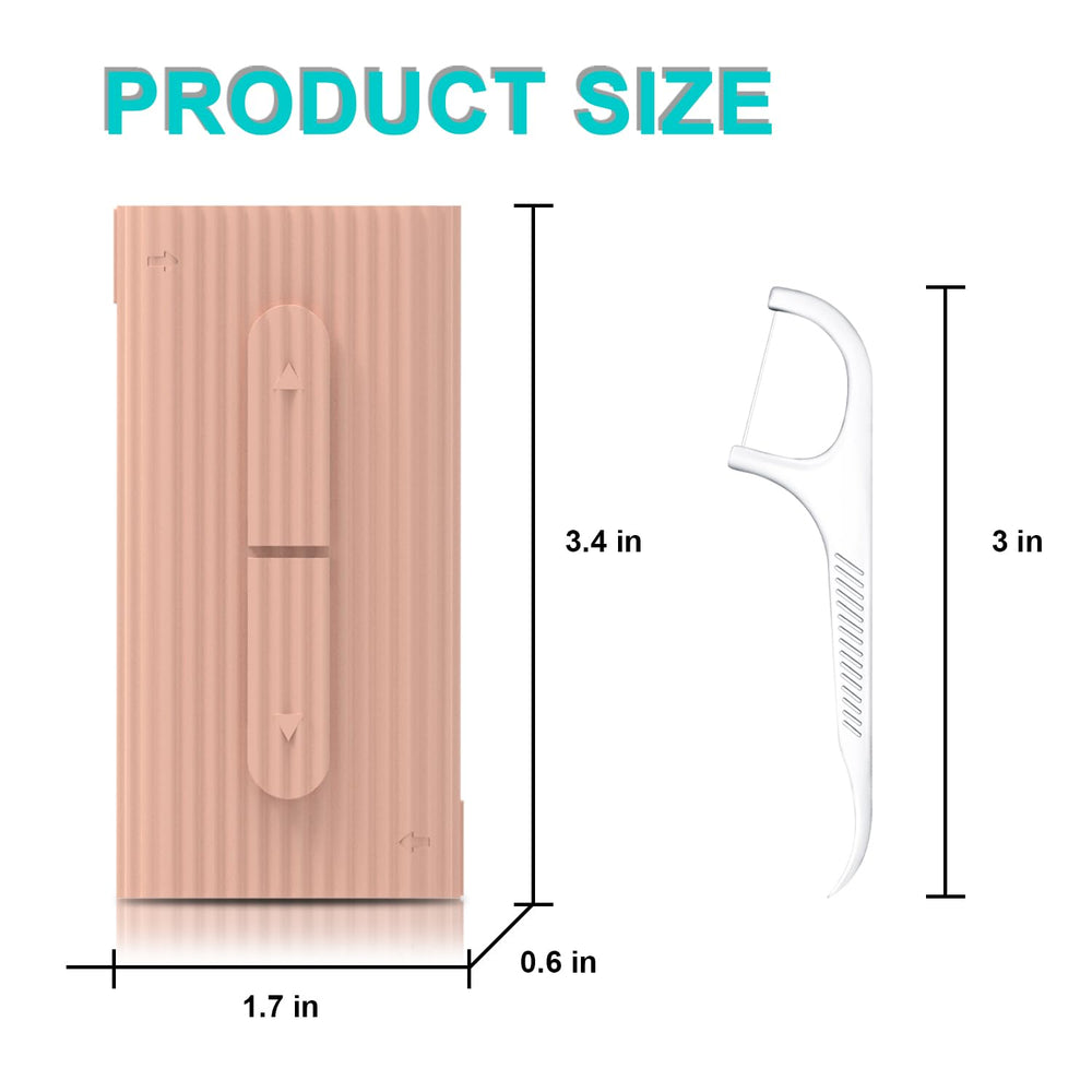 High-quality floss picks with smooth tips