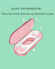 Sealed storage design for hygienic flossing on the go