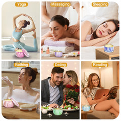 Home decor scented candles in attractive containers