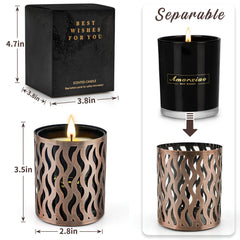 Home decor scene with scented candles