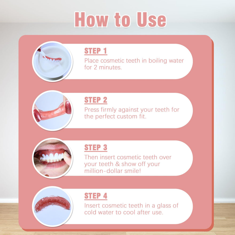 Home denture kit for quick smile fix
