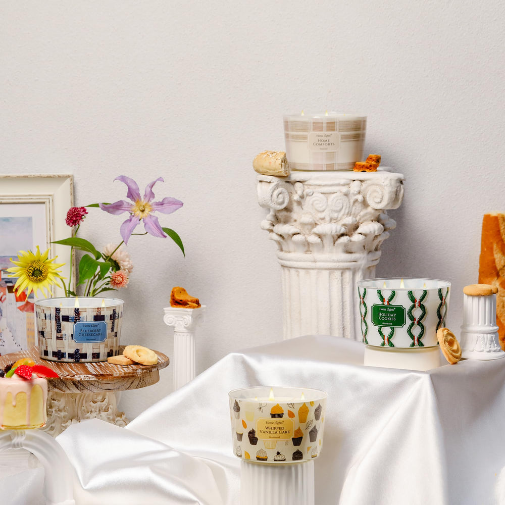 Eco-friendly soy wax candle in stylish jar