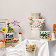 Eco-friendly soy wax candle in stylish jar