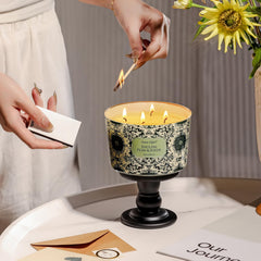 Bohemian-inspired candle with long-lasting fragrance