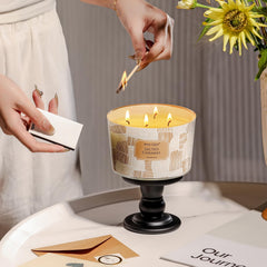 Gift-ready packaging for HomeLights salted caramel candle