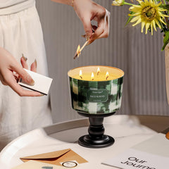 Gift-ready packaging for HomeLights Sage & Moss candle