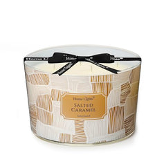 HomeLights Salted Caramel Soy Wax Candle 18oz 4-Wick front view