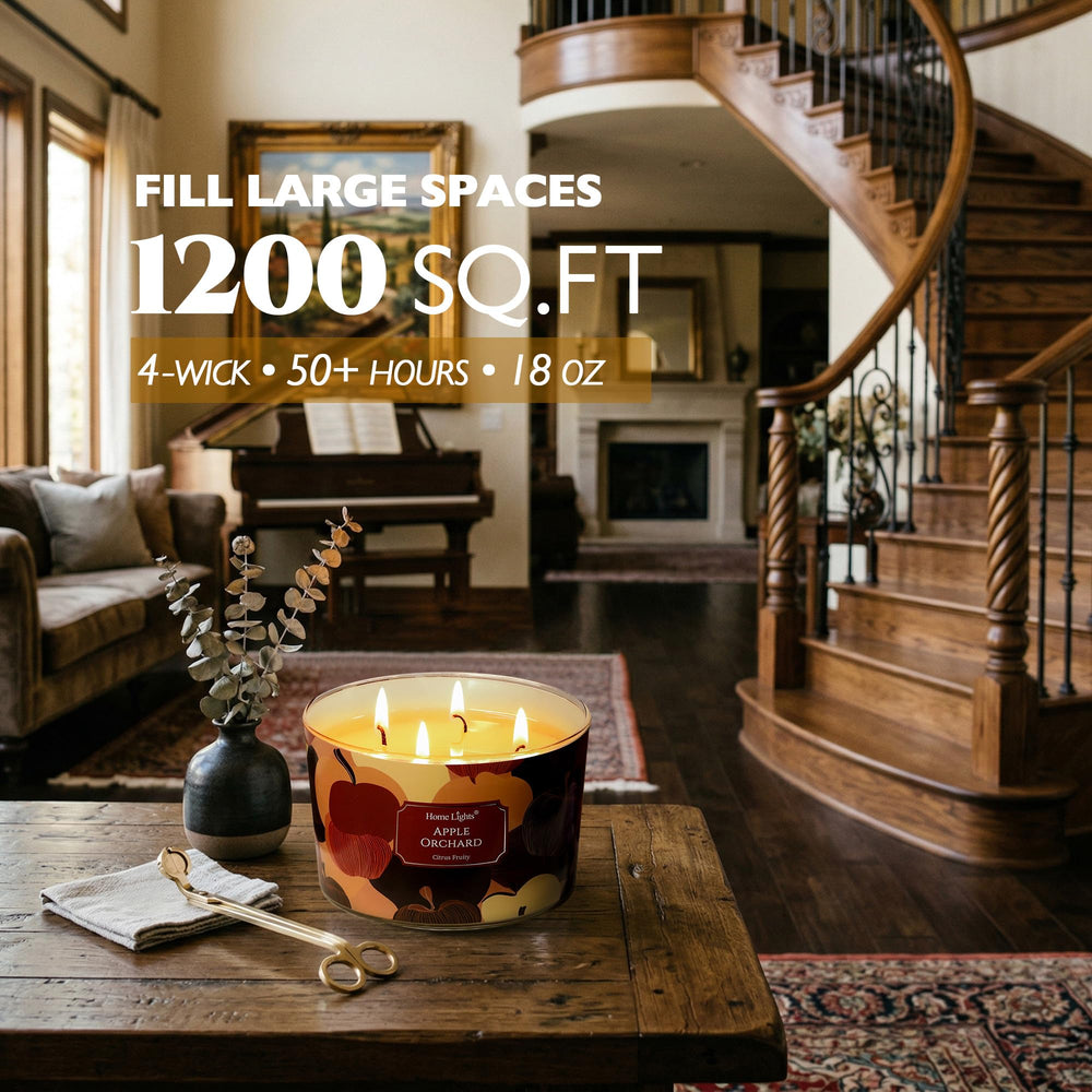 Home Lights soy wax candle offering a clean, eco-friendly burn