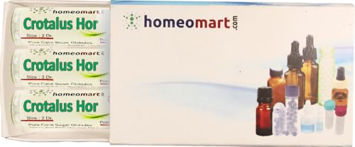 Homeomart Crotalus Horridus 30C pellets in a 2-dram glass vial (pack 3)