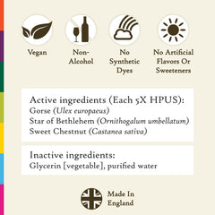 Homeopathic flower essences in 3x10ml droppers